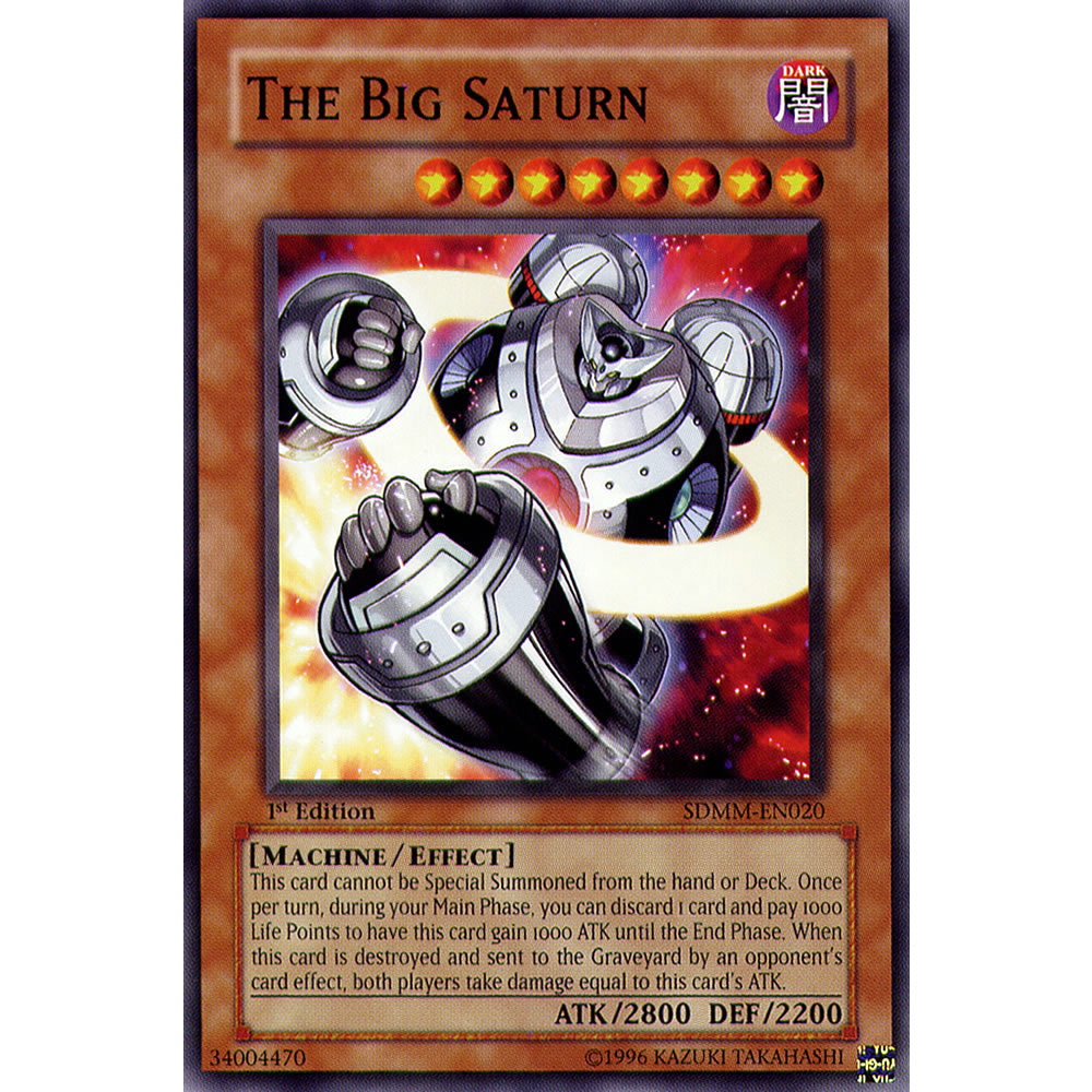 The Big Saturn SDMM-EN020 Yu-Gi-Oh! Card from the Machina Mayhem Set