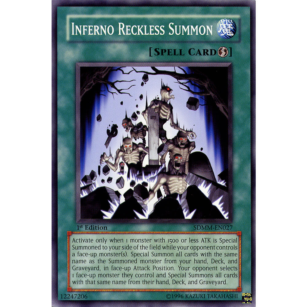 Inferno Reckless Summon SDMM-EN027 Yu-Gi-Oh! Card from the Machina Mayhem Set