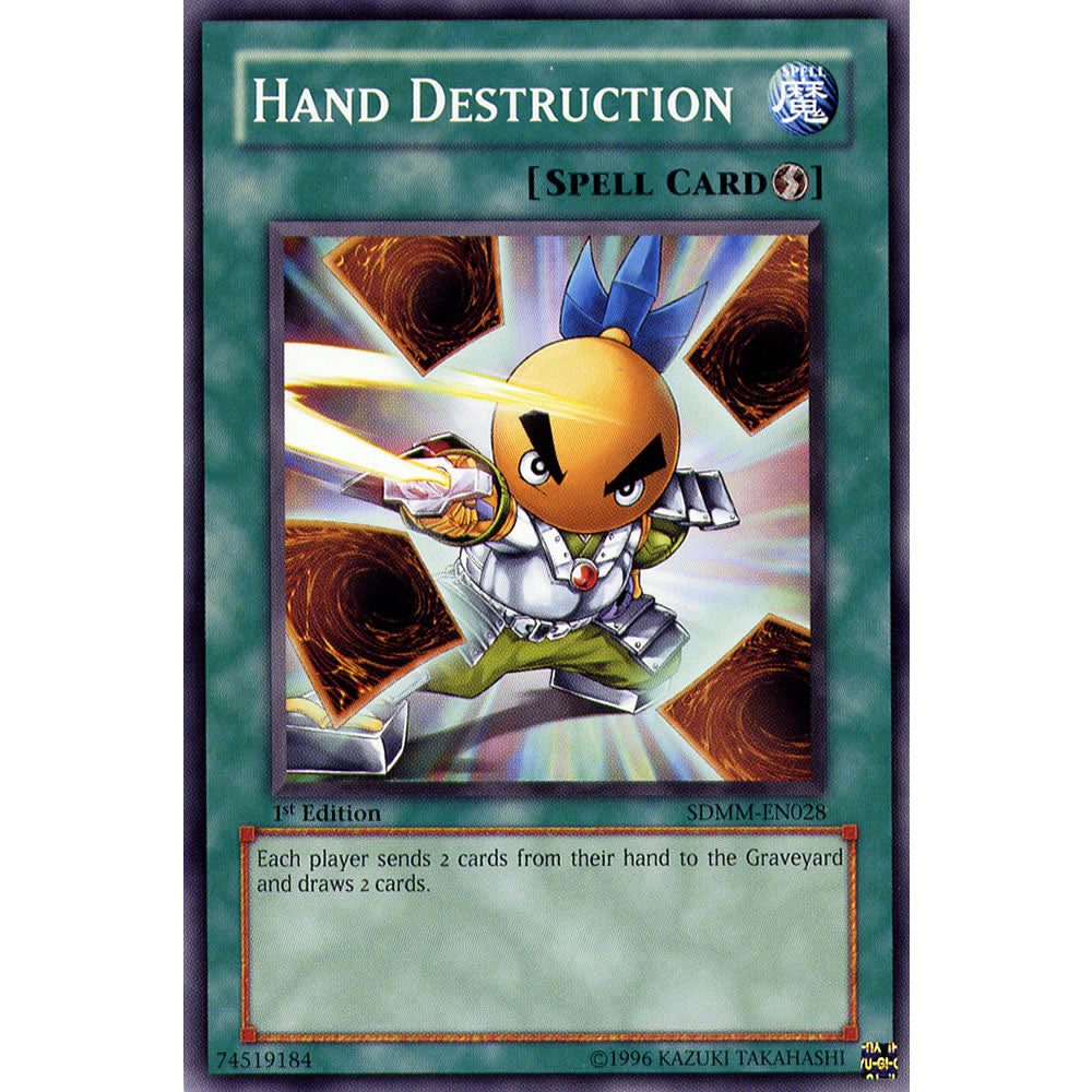 Hand Destruction SDMM-EN028 Yu-Gi-Oh! Card from the Machina Mayhem Set