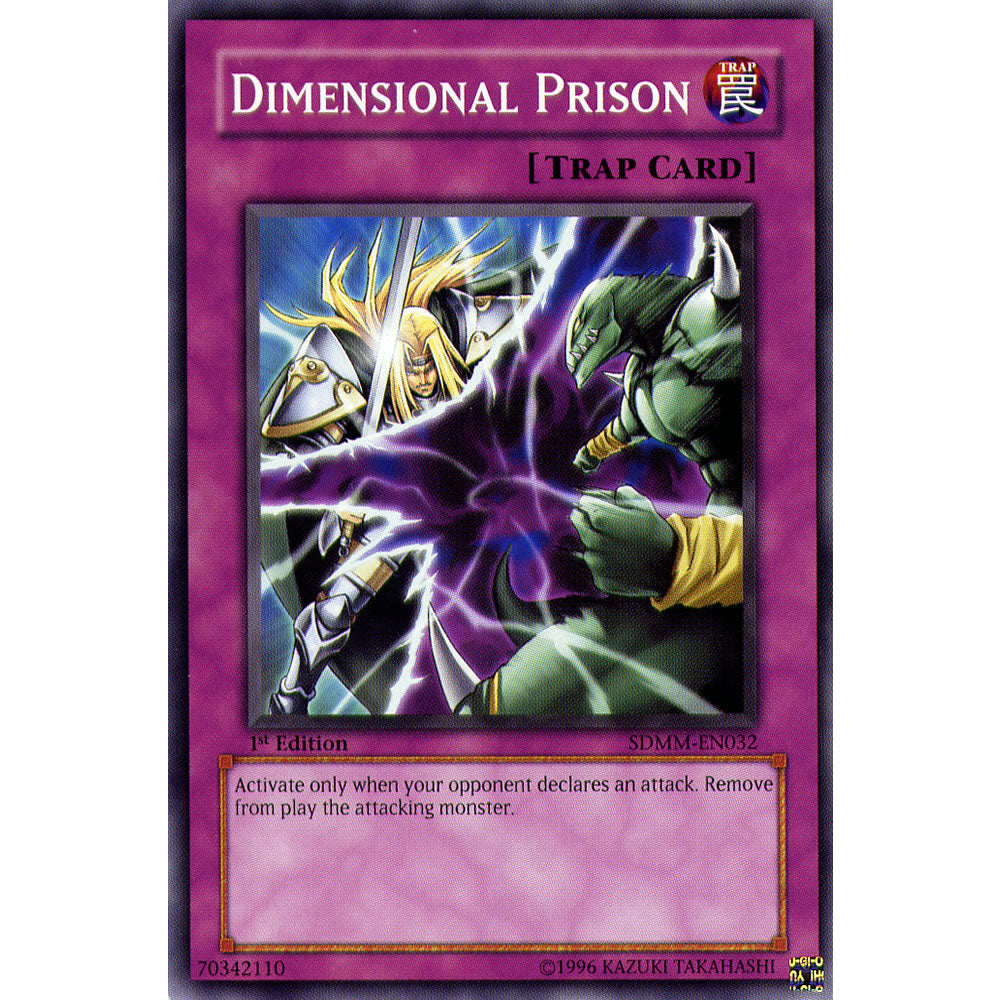 Dimensional Prison SDMM-EN032 Yu-Gi-Oh! Card from the Machina Mayhem Set