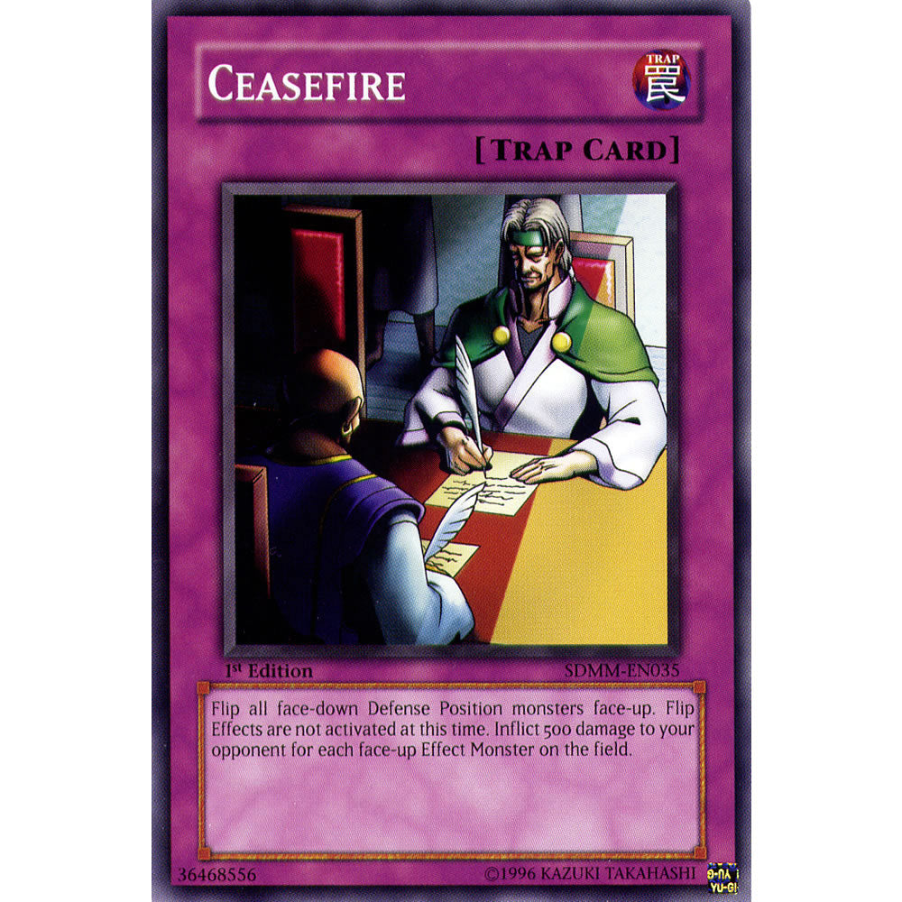 Ceasefire SDMM-EN035 Yu-Gi-Oh! Card from the Machina Mayhem Set