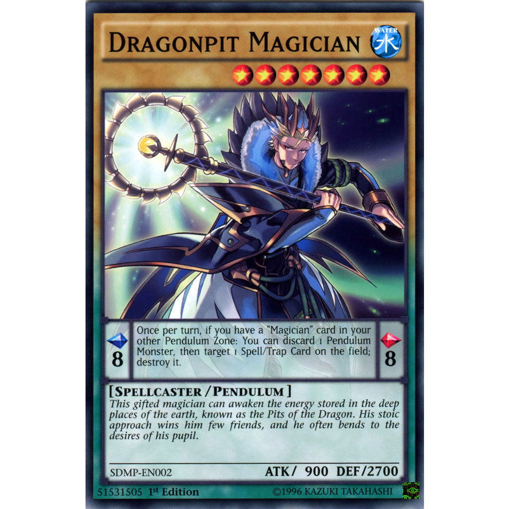 Dragonpit Magician SDMP-EN002 Yu-Gi-Oh! Card from the Master of Pendulum Set