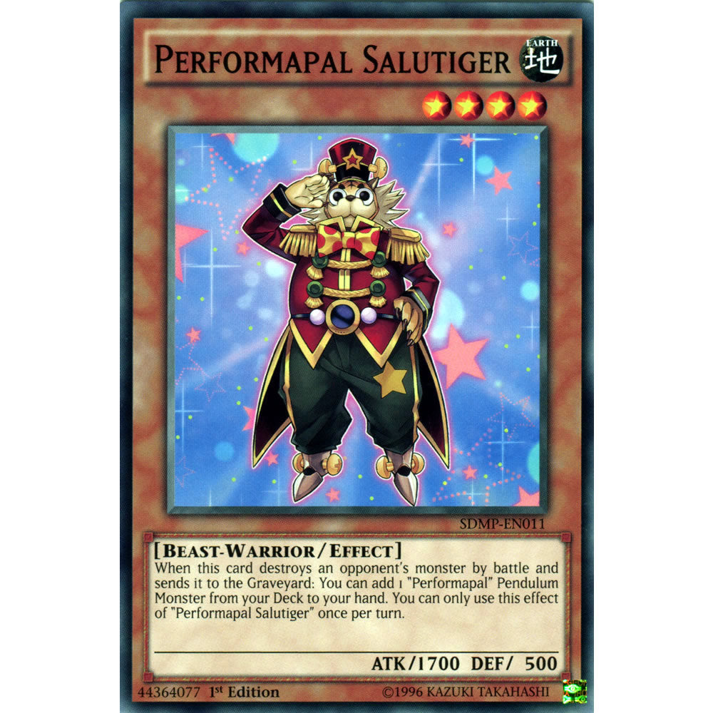 Performapal Salutiger SDMP-EN011 Yu-Gi-Oh! Card from the Master of Pendulum Set