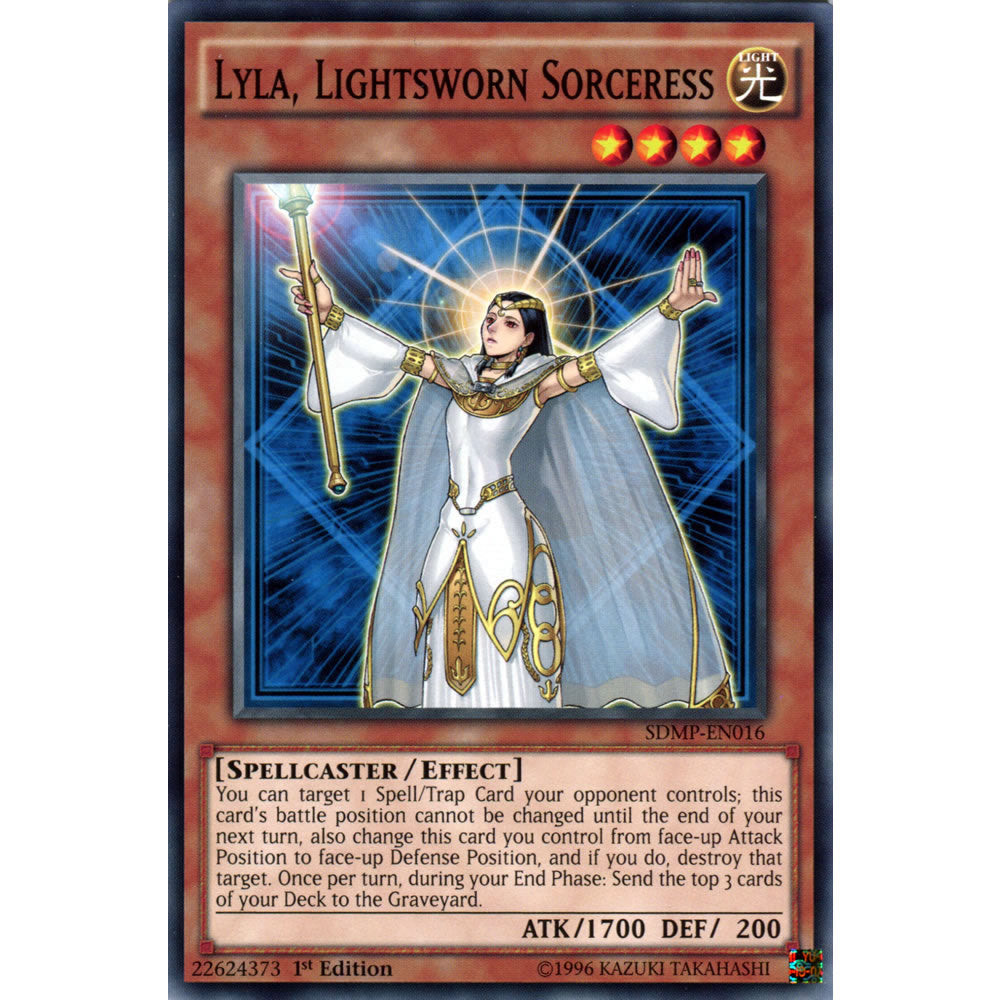 Lyla, Lightsworn Sorceress SDMP-EN016 Yu-Gi-Oh! Card from the Master of Pendulum Set