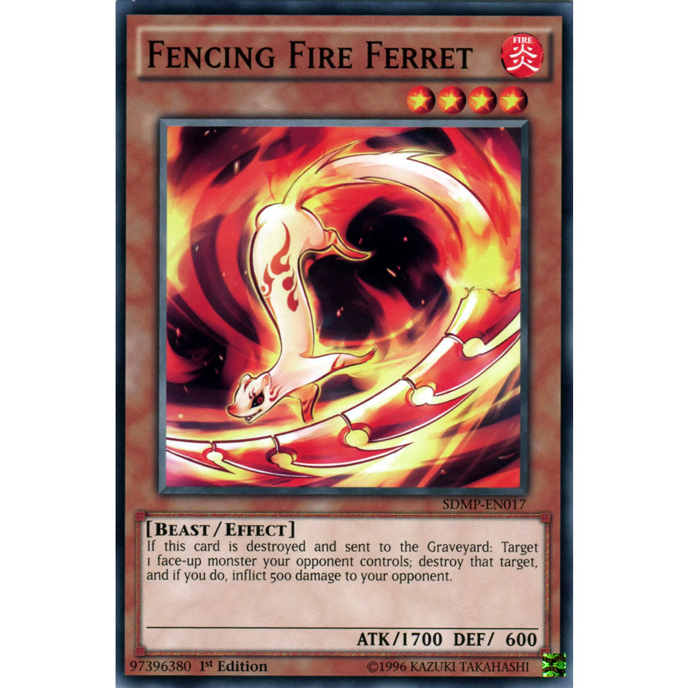 Fencing Fire Ferret SDMP-EN017 Yu-Gi-Oh! Card from the Master of Pendulum Set