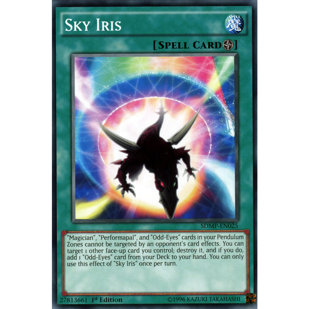 Sky Iris SDMP-EN025 Yu-Gi-Oh! Card from the Master of Pendulum Set
