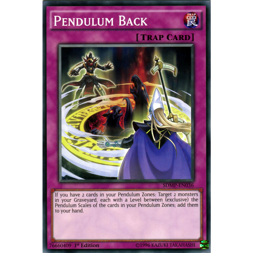 Pendulum Back SDMP-EN036 Yu-Gi-Oh! Card from the Master of Pendulum Set