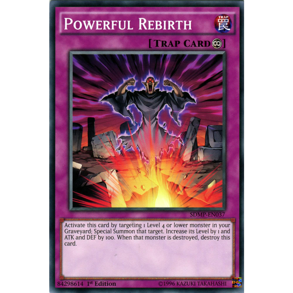 Powerful Rebirth SDMP-EN037 Yu-Gi-Oh! Card from the Master of Pendulum Set