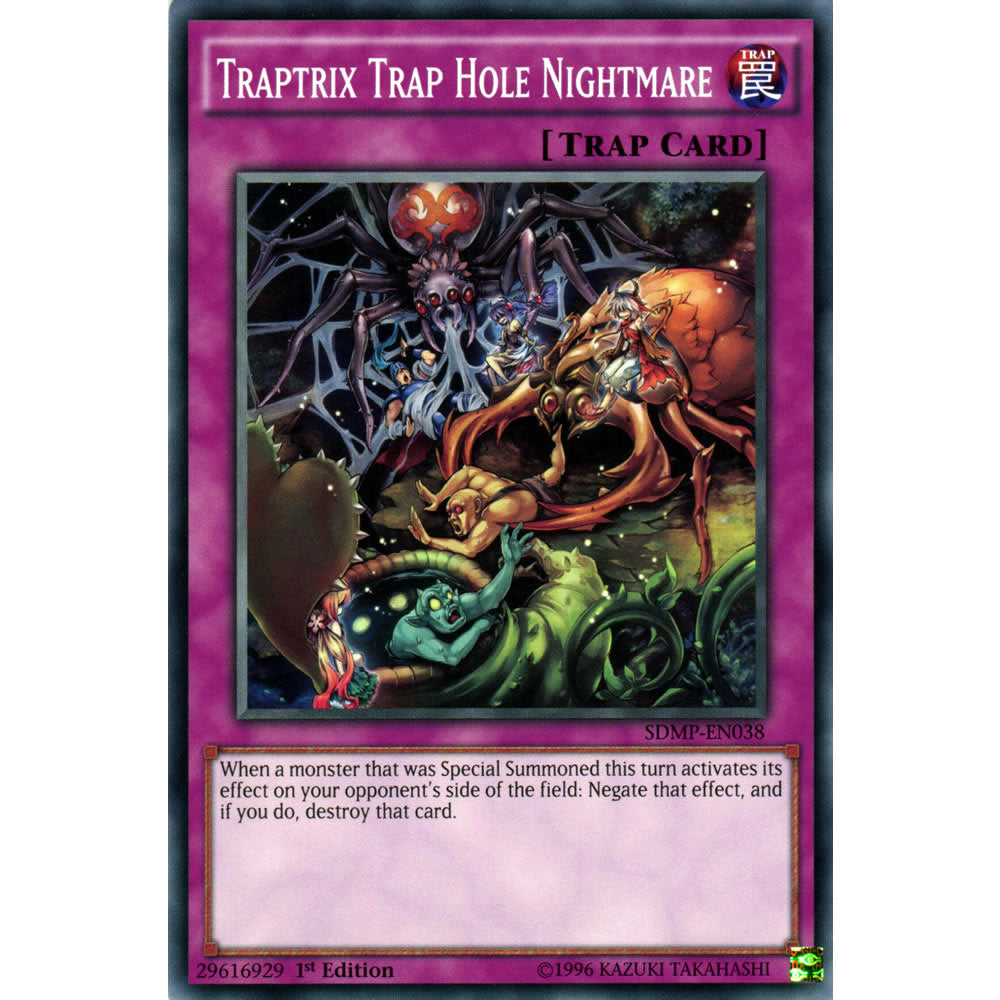 Traptrix Trap Hole Nightmare SDMP-EN038 Yu-Gi-Oh! Card from the Master of Pendulum Set