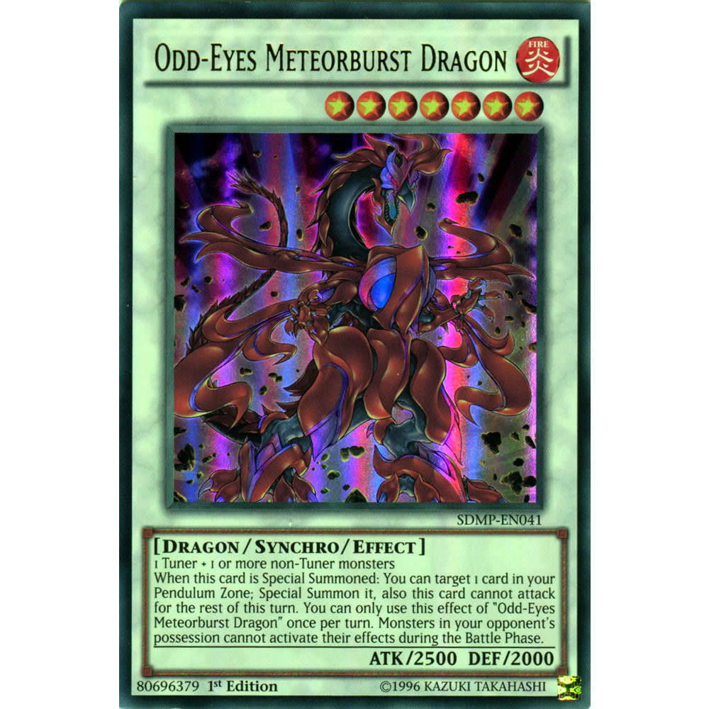 Odd-Eyes Meteorburst Dragon SDMP-EN041 Yu-Gi-Oh! Card from the Master of Pendulum Set