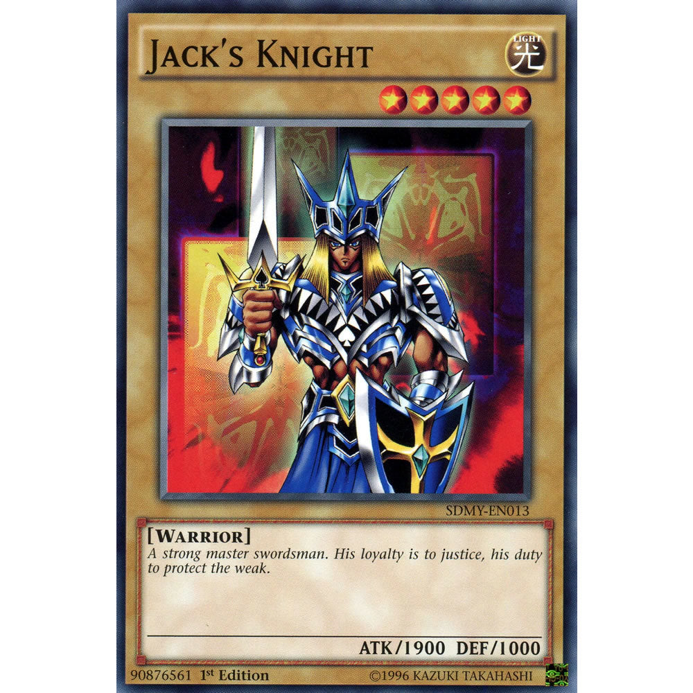 Jack's Knight SDMY-EN013 Yu-Gi-Oh! Card from the Yugi Muto Set