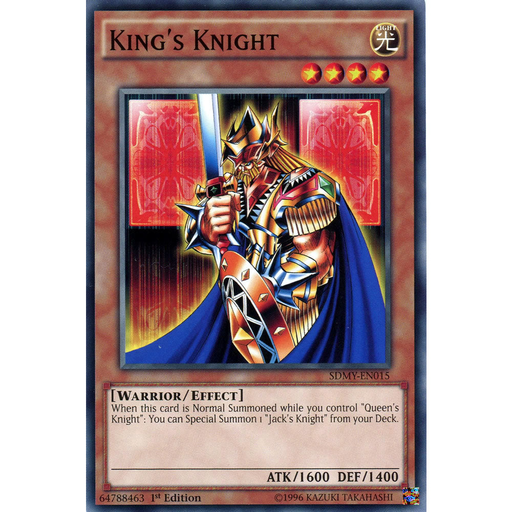 King's Knight SDMY-EN015 Yu-Gi-Oh! Card from the Yugi Muto Set