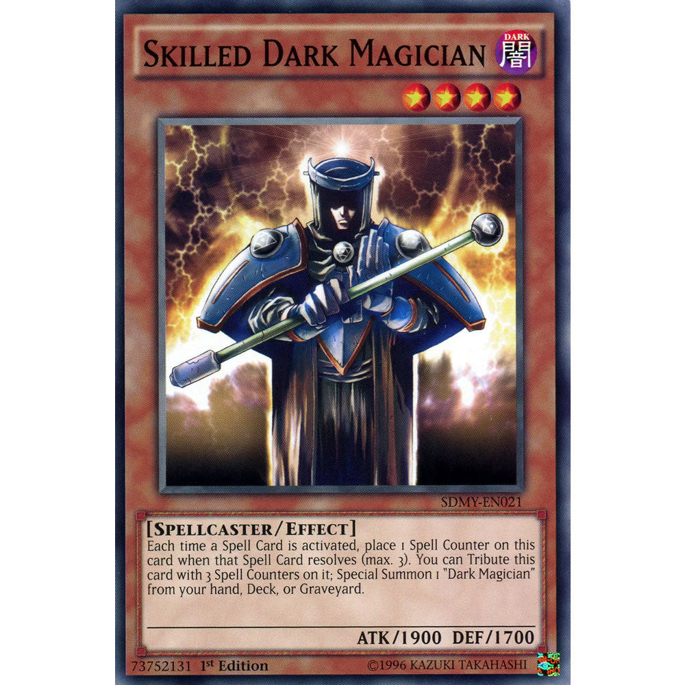 Skilled Dark Magician SDMY-EN021 Yu-Gi-Oh! Card from the Yugi Muto Set