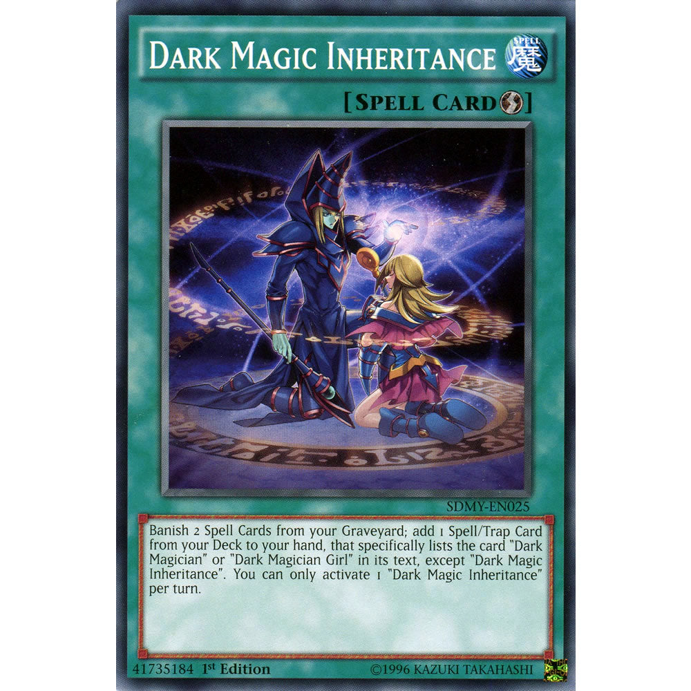 Dark Magic Inheritance SDMY-EN025 Yu-Gi-Oh! Card from the Yugi Muto Set