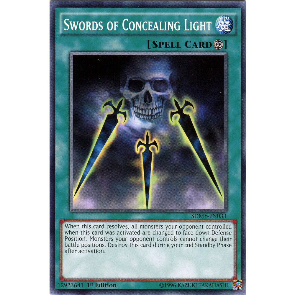 Swords of Concealing Light SDMY-EN033 Yu-Gi-Oh! Card from the Yugi Muto Set