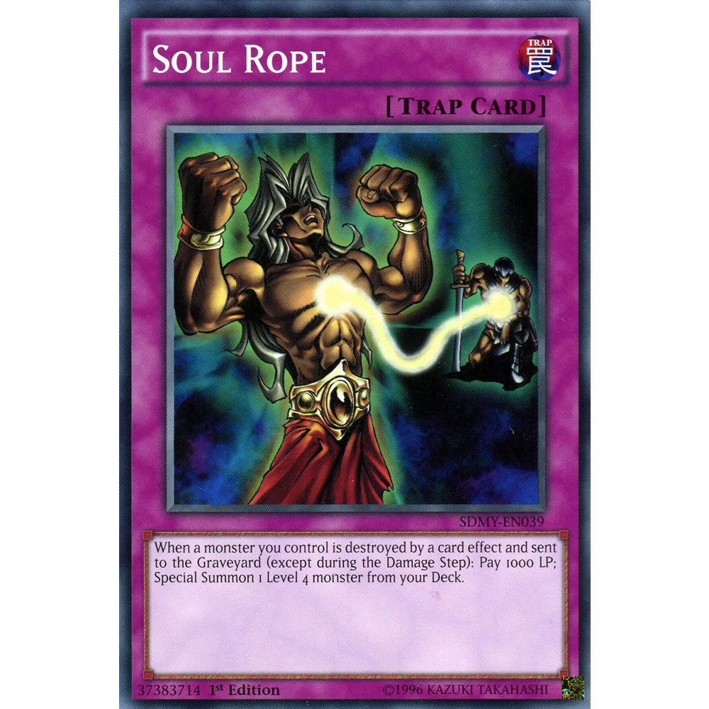 Soul Rope SDMY-EN039 Yu-Gi-Oh! Card from the Yugi Muto Set