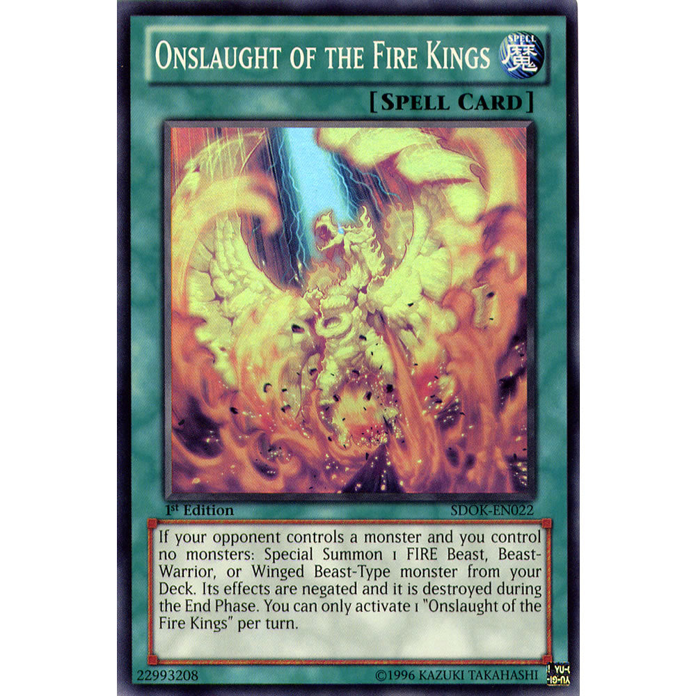 Onslaught of the Fire Kings SDOK-EN022 Yu-Gi-Oh! Card from the Onslaught of the Fire Kings Set