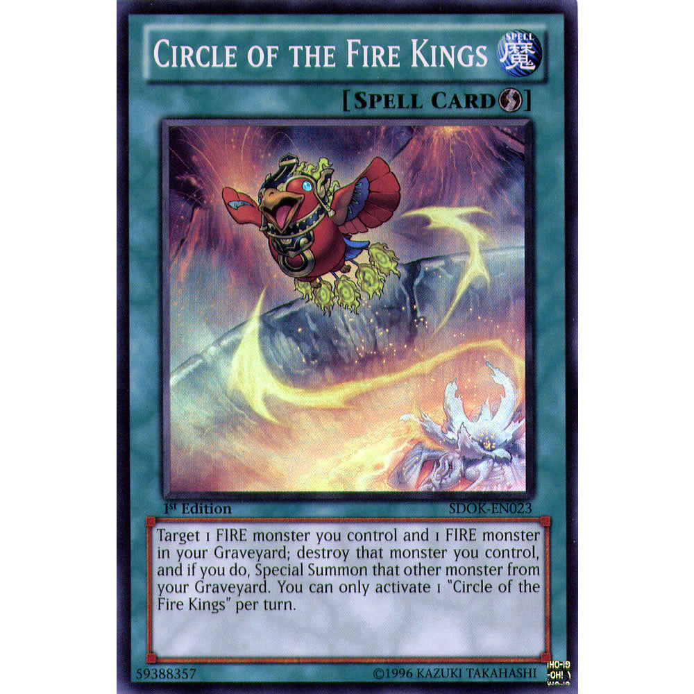 Circle of the Fire Kings SDOK-EN023 Yu-Gi-Oh! Card from the Onslaught of the Fire Kings Set