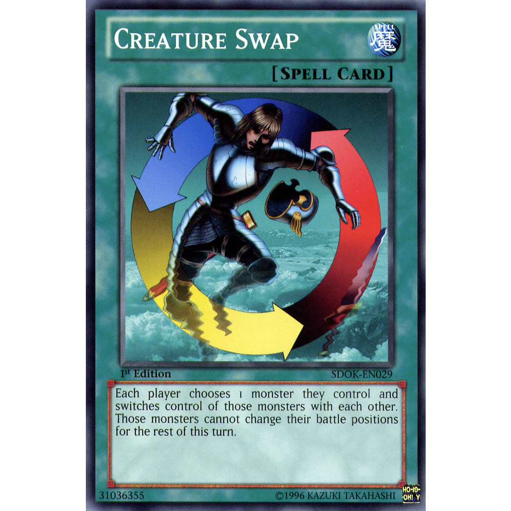 Creature Swap SDOK-EN029 Yu-Gi-Oh! Card from the Onslaught of the Fire Kings Set