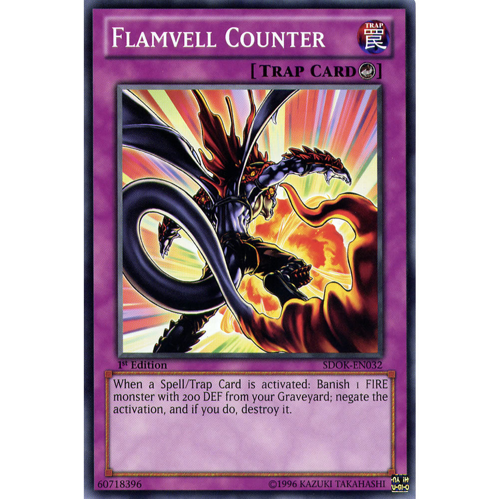 Flamvell Counter SDOK-EN032 Yu-Gi-Oh! Card from the Onslaught of the Fire Kings Set
