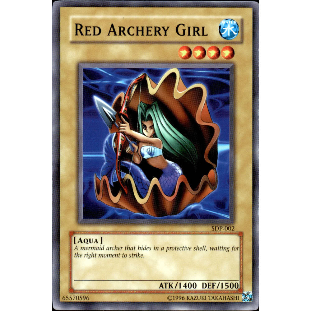 Red Archery Girl SDP-002 Yu-Gi-Oh! Card from the Pegasus Set