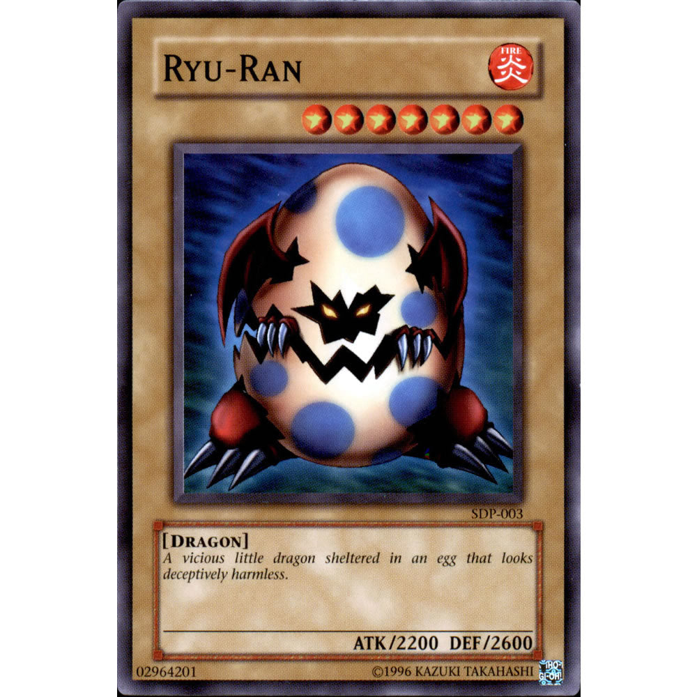 Ryu-Ran SDP-003 Yu-Gi-Oh! Card from the Pegasus Set