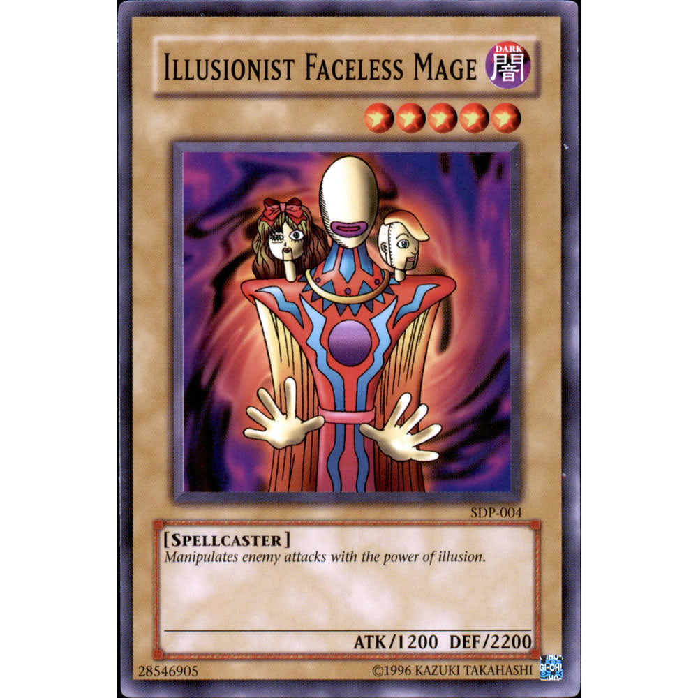 Illusionist Faceless Mage SDP-004 Yu-Gi-Oh! Card from the Pegasus Set