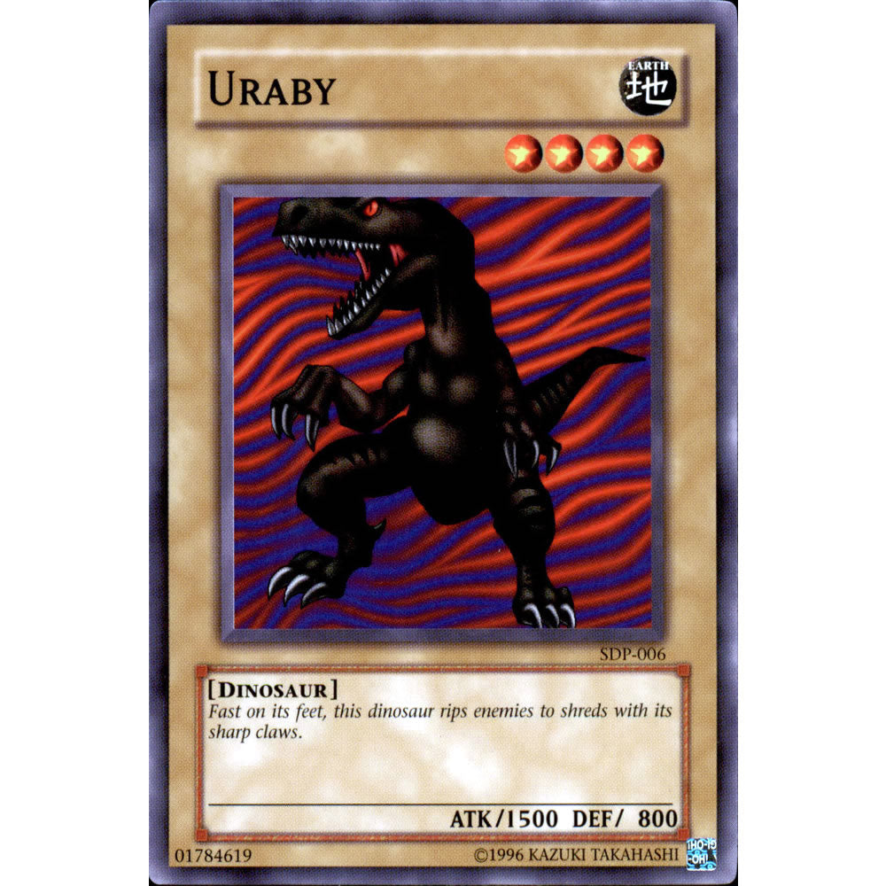 Uraby SDP-006 Yu-Gi-Oh! Card from the Pegasus Set