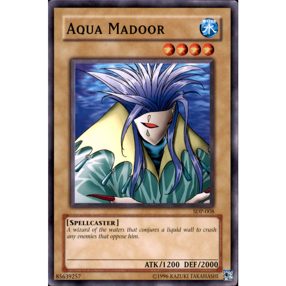 Aqua Madoor SDP-008 Yu-Gi-Oh! Card from the Pegasus Set