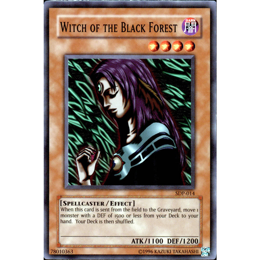 Witch of the Black Forest SDP-014 Yu-Gi-Oh! Card from the Pegasus Set
