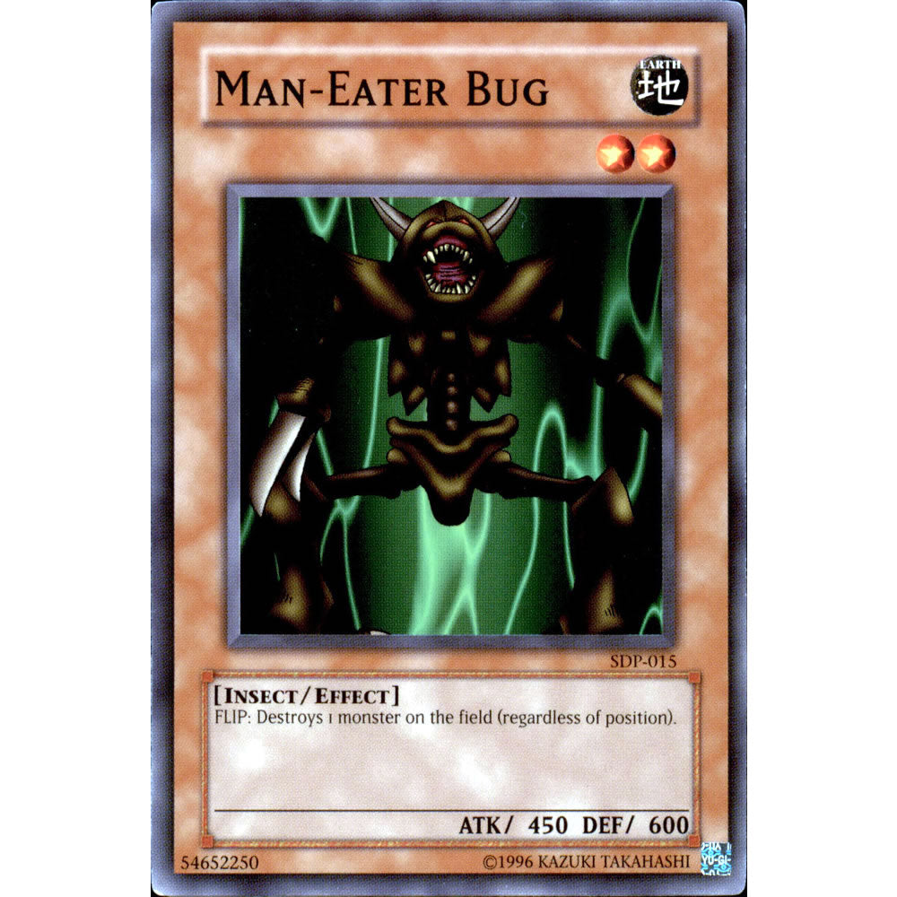 Man-Eater Bug SDP-015 Yu-Gi-Oh! Card from the Pegasus Set
