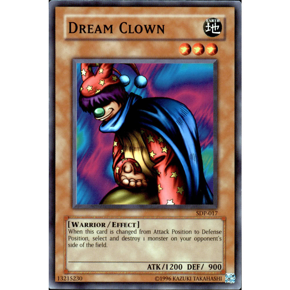 Dream Clown SDP-017 Yu-Gi-Oh! Card from the Pegasus Set