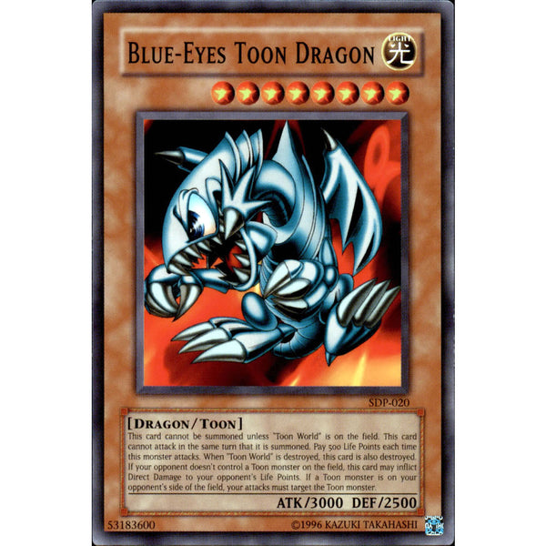 Blue-Eyes Toon Dragon SDP-020 Yu-Gi-Oh! Card