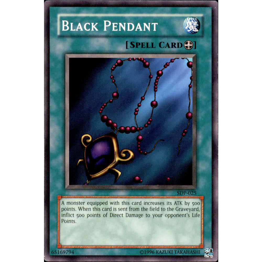 Black Pendant SDP-025 Yu-Gi-Oh! Card from the Pegasus Set