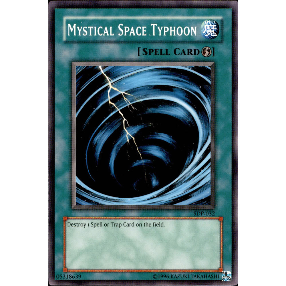 Mystical Space Typhoon SDP-032 Yu-Gi-Oh! Card from the Pegasus Set