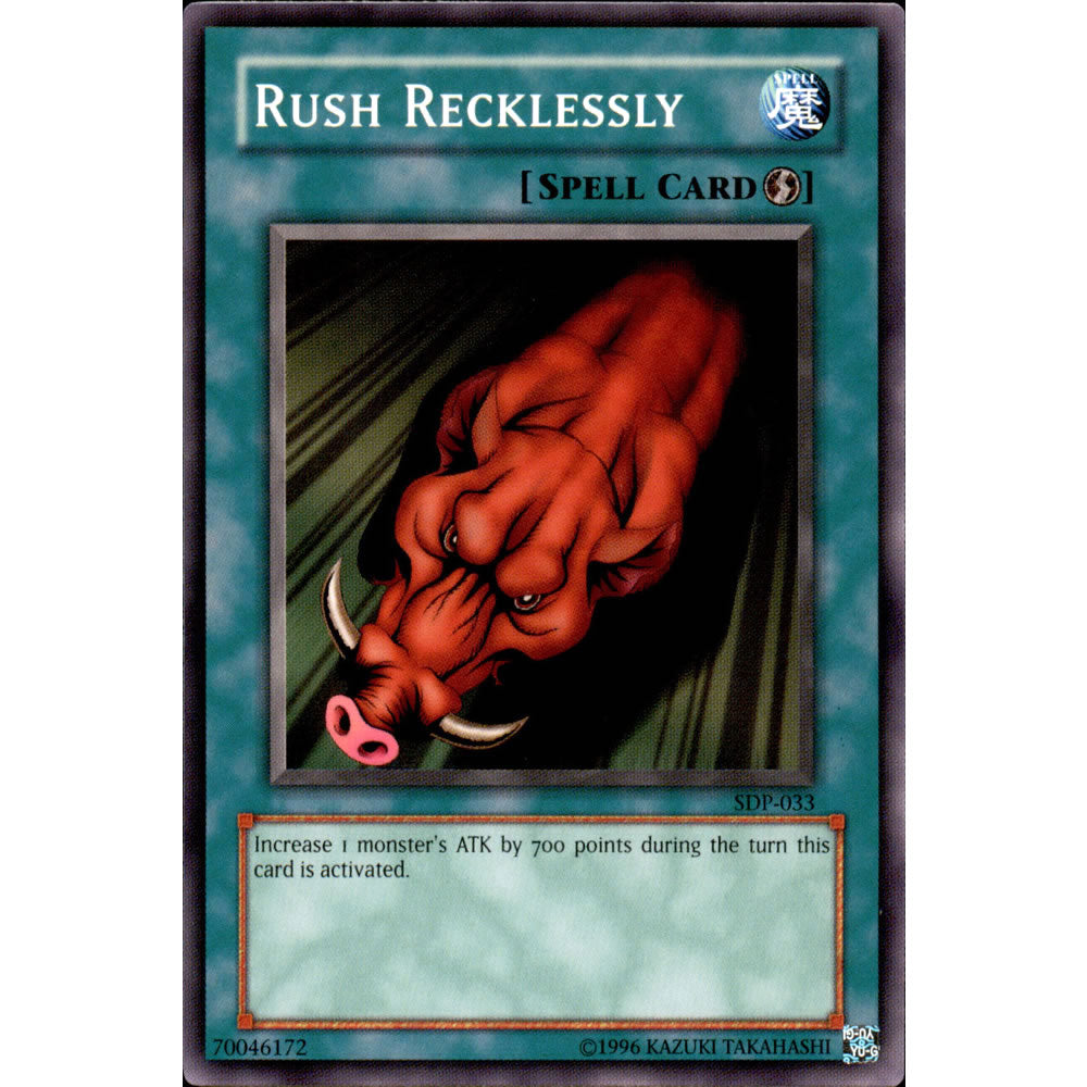 Rush Recklessly SDP-033 Yu-Gi-Oh! Card from the Pegasus Set