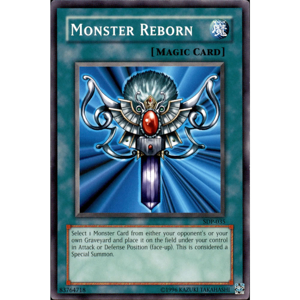 Monster Reborn SDP-035 Yu-Gi-Oh! Card from the Pegasus Set