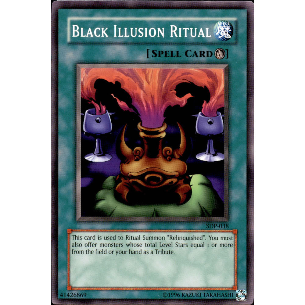Black Illusion Ritual SDP-038 Yu-Gi-Oh! Card from the Pegasus Set