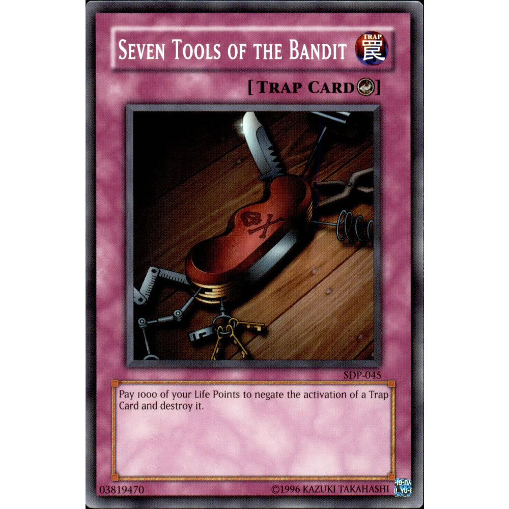 Seven Tools of the Bandit SDP-045 Yu-Gi-Oh! Card from the Pegasus Set