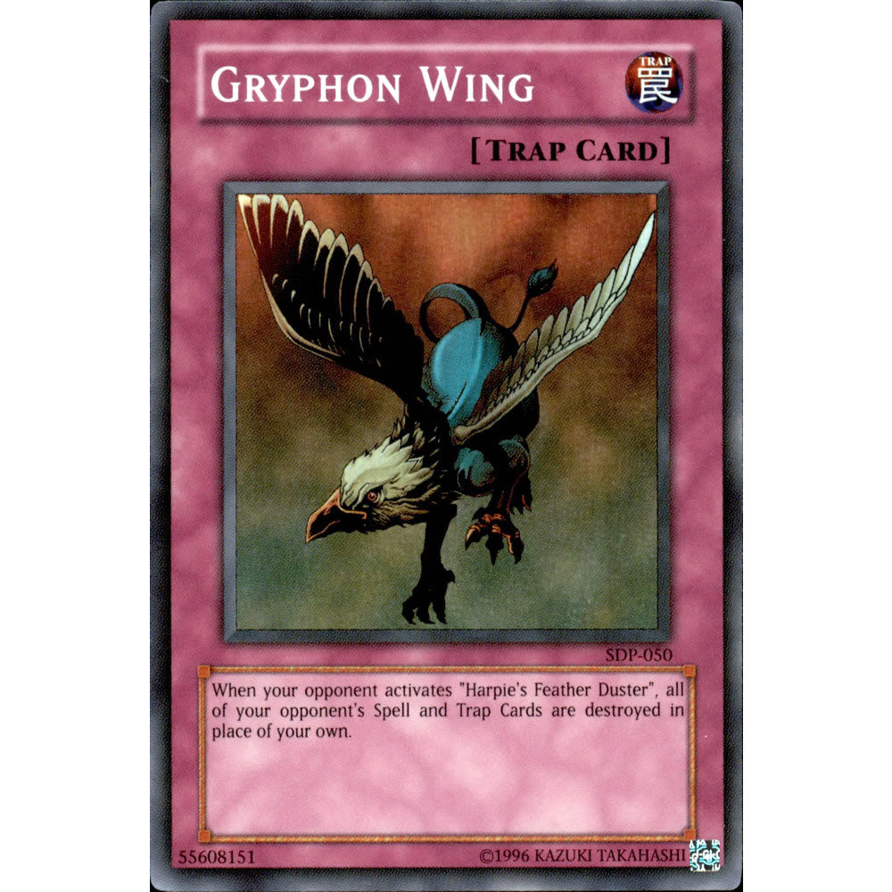 Gryphon Wing SDP-050 Yu-Gi-Oh! Card from the Pegasus Set