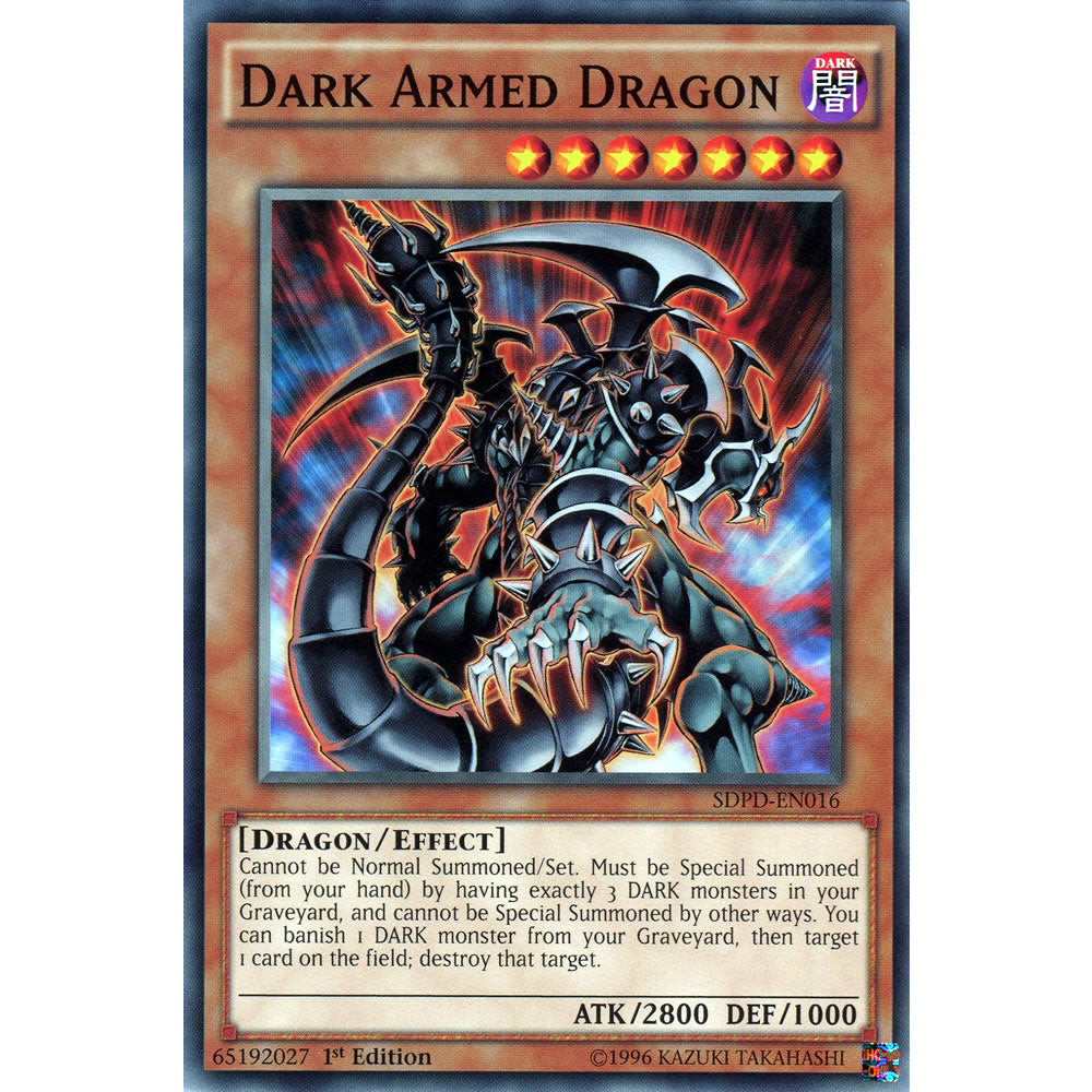 Dark Armed Dragon SDPD-EN016 Yu-Gi-Oh! Card from the Pendulum Domination Set