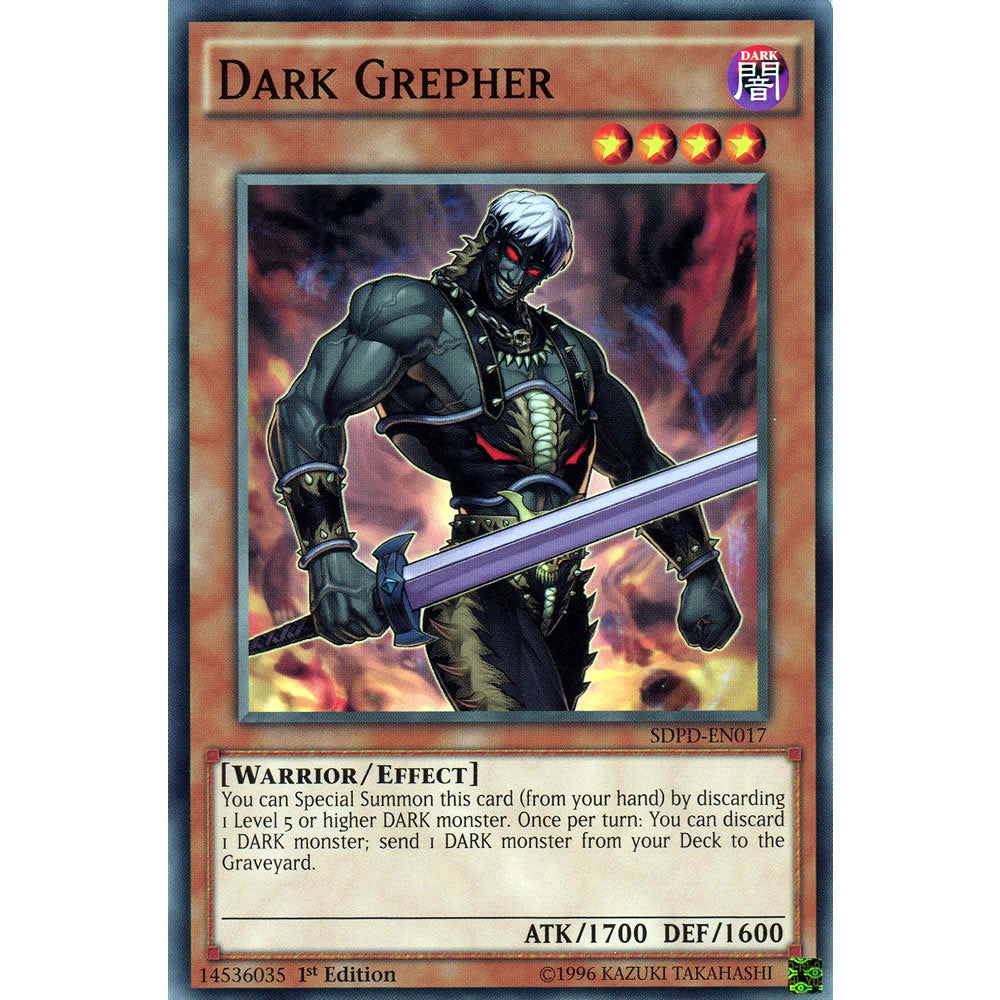 Dark Grepher SDPD-EN017 Yu-Gi-Oh! Card from the Pendulum Domination Set
