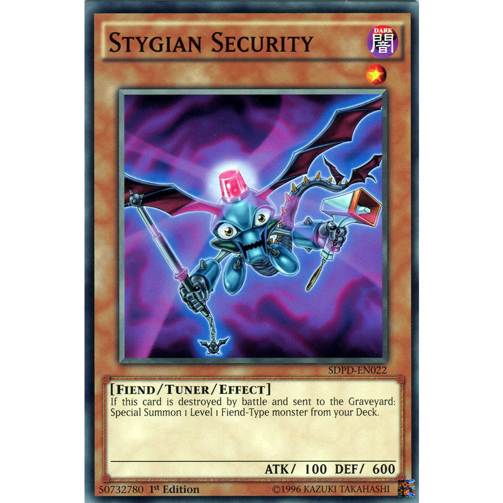 Stygian Security SDPD-EN022 Yu-Gi-Oh! Card from the Pendulum Domination Set