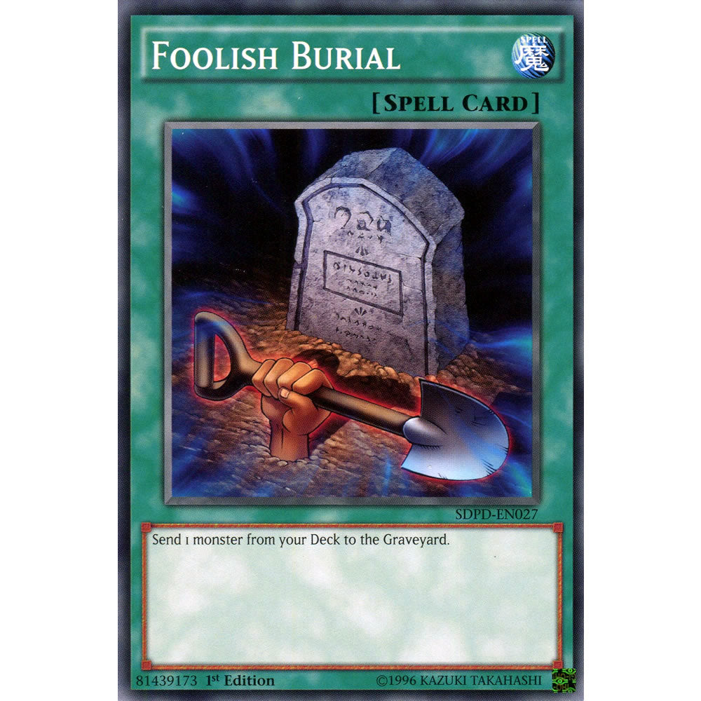 Foolish Burial SDPD-EN027 Yu-Gi-Oh! Card from the Pendulum Domination Set