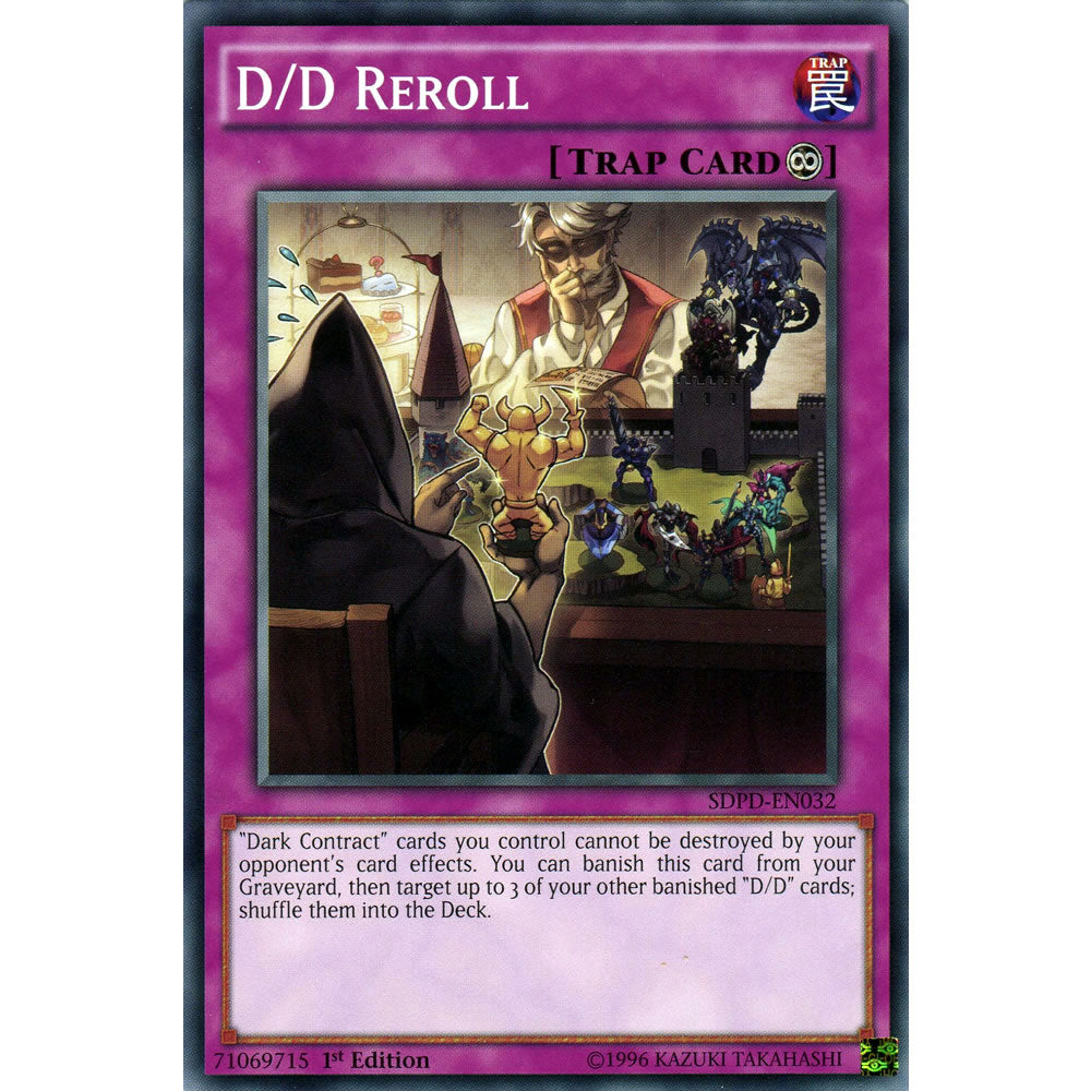 D/D Reroll SDPD-EN032 Yu-Gi-Oh! Card from the Pendulum Domination Set