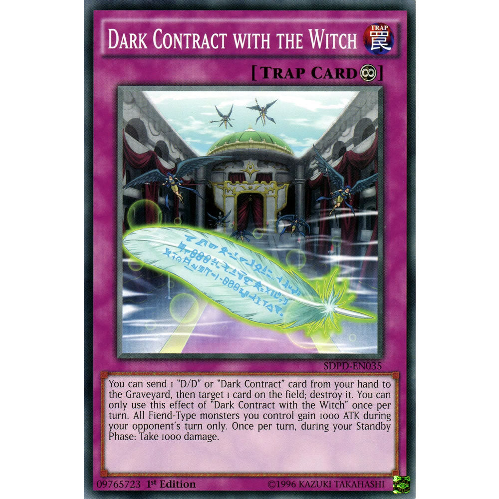 Dark Contract with the Witch SDPD-EN035 Yu-Gi-Oh! Card from the Pendulum Domination Set