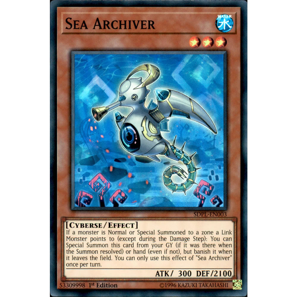 Sea Archiver SDPL-EN003 Yu-Gi-Oh! Card from the Powercode Link Set