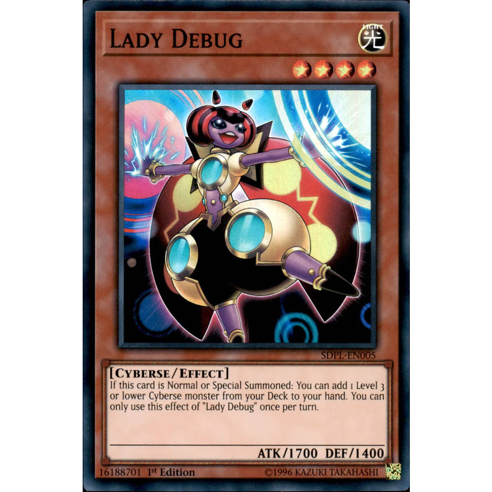 Lady Debug SDPL-EN005 Yu-Gi-Oh! Card from the Powercode Link Set