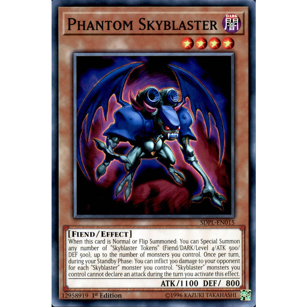 Phantom Skyblaster SDPL-EN015 Yu-Gi-Oh! Card from the Powercode Link Set
