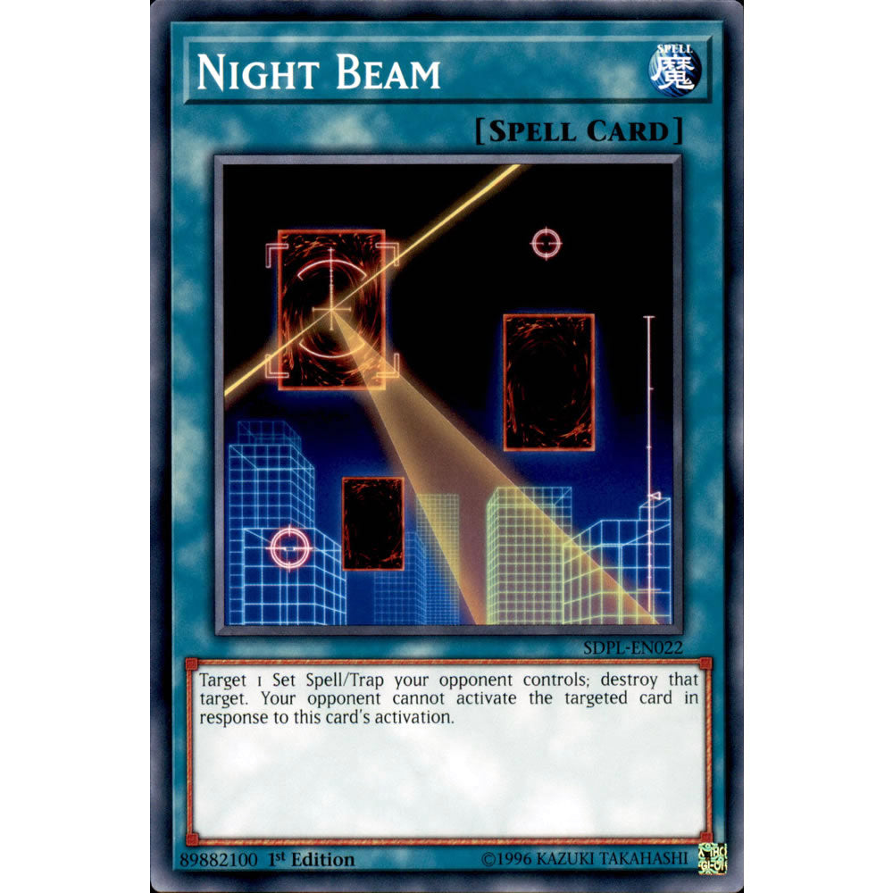 Night Beam SDPL-EN022 Yu-Gi-Oh! Card from the Powercode Link Set
